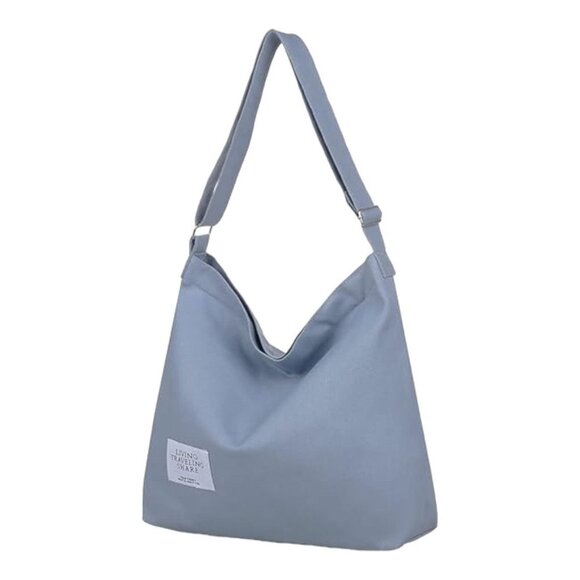 Covelin Handbags - Covelin Women's Canvas‎ Shoulder Hobo Bag in Light Blue